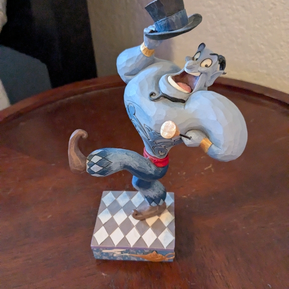 Blue Genie Figurine with Top Hat - Picture 1 of 5
